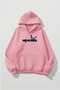 Unisex Soft Textured Butterfly Memories Printed Design Oversized 3 Thread Hoodie Sweatshirt