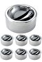 25 Pieces Steel 11.7cm Cafe Restaurant Ashtray with Lid Round Bowl Ashtray