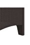 Garden Chair 4 pcs Brown 53 x 49 x 85 cm Polypropylene - 7
