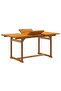 7 Piece Garden Dining Set Solid Wood Acacia and Textilene - 5