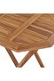 Folding Garden Table 60x60x75 cm Solid Teak Wood - 5