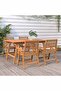 5 Piece Garden Dining Set Solid Wood Acacia