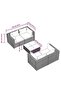 5 Piece Garden Lounge Set with Cushions Poly Rattan Black - 3
