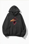 Unisex Soft Textured Hav Hav Printed Design Oversized 3 Thread Hoodie Sweatshirt