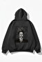 Unisex Soft Textured Frida Kahlo Viva La Vida Printed Design Oversized 3 Thread Hoodie Sweatshirt - 2