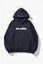 Unisex Soft Textured Butterfly Memories Printed Design Oversized 3 Thread Hoodie Sweatshirt