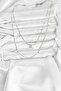 316L Steel Chain Silver Color Sequin Women's Necklace - 2