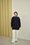 Women's Lcc Stone Detail Crew Neck Sweat Navy Blue - 2