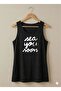 See You Noon Printed Women's Off-The-Shoulder Strap Tshirt - 2