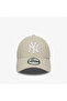 9Forty New York Yankees Melton Wool Unisex Beige Hat - 2