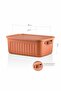 Boxiva 10 Lt Storage Box with 3 Lids, Multi-Purpose Organizer and Organizer - 2