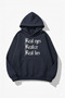 Unisex Soft Textured Real Eyes Realize Real Lies Printed Design Oversized 3 Thread Hoodie Sweatshirt