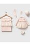 Diana Princess Knit Organic 6-Piece Hospital Discharge Set 100% Cotton Newborn Baby Girl - 2