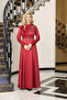 Satin Stone Evening Dress