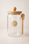 3-Piece Jar Seasoning Set with Bamboo Spoon and Gasket Lid 750ml Kw-740 - 4