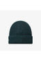 Short Waffle Skull Unisex Green Beanie - 2