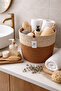Jute Wicker Basket Bathroom Towel-Laundry Dirty Clothes Basket Handmade Kitchen Flower Pot Toy Organizer Basket - 5
