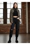 Women's Leopard Print Classic Collar Long Sleeve Shirt - 5