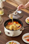 Multi-function Electric Cooker Digital Display Control Rice Noodles Eggs Cooking Hot Pot - 2.6L - 6