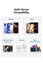EnerFill FC21 QPow3 Ultra Dijital Göstergeli Powerbank 20.000 mAh 45W - Siyah - 4
