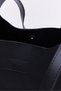 Black D45 Faux Leather Large Capacity Daily, Work and School Women's Hand and Shoulder Bag with Snap Closure - 4