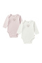 100% Cotton Baby Bodysuit Set of 2 - 2