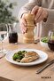 Bamboo Body Complete Wooden Salt and Pepper Grinder Spice Grinder Small Size 14 cm