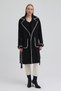 Relaxed Fit Coat with Cowboy-Stitched Belt Detail # Kb0010 - 3
