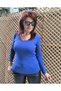 Stone Detailed Sweater Cobalt Blue - 2