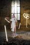 Rochie Nala shiny ivory - 4