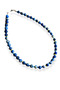 Lapis Lazuli Natural Stone Women's Necklace 52 cm Handmade Choker - February 14 Valentine's Day Gift - 6