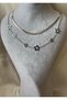 Star Double Minimal Italian Chain Women's Steel Necklace - 3