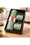 Hot&Cold Series 3-Piece Steel Thermos and Mug Set - Matte Green 12 Hours Hot&Cold - 3