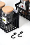 2-Piece Adhesive Bathroom Shelf, No Drilling Required, Shower Shelf Organizer, Plastic Shampoo Holder, Bathroom Organizer - 4
