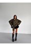 Soft V-Neck Women's Knit Sweater with Shawl Detail - 2