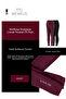 Premium Black Claret Red Children's Thermal Towel 2-Piece Tights - 2