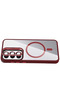 Mtxdpn Samsung Galaxy S25 Remim Lensli Magsafe Standlı Kapak (194918) - Bordo - 3