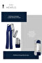 Premium Navy Blue Gray Children's Thermal Towel 2-Piece Leggings - 3