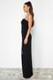 Black Bodycon Woven Long Stylish Evening Dress - 5