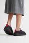 Elsa Women's Black Winter Fur Slippers - 7