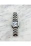 Stylish Square Design Steel Case Steel Band Silver Dial 20mm Women's Watch - 3