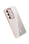Mtxdpn Samsung Galaxy S24 Fe Remim Lensli Magsafe Standlı Kapak (214009) - Pembe - 4