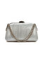 Women's Evening Dress Portfolio Clutch Chain Strap Bag - 4