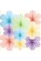 Macaron Colors Fan - Macaron Colors Flower Fan Birthday Ornament Macaron - 2