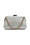 Women's Pointed Toe Style Heeled Evening Dress Shoes and Portfolio Clutch Chain Strap Bag - 7