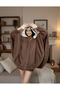 Women's Wellsoft Rabbit Eared Hooded Oversized Wearable Tv Blanket - 2