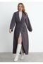 Smoked Color Long Verde Trench Coat