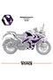 Bajaj Rs200 Fairing Sticker Air Brush Motorcycle Fairing Model Ready Kit All Models Compatible - 2