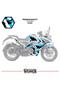 Bajaj Rs200 Fairing Sticker Air Brush Motorcycle Fairing Model Ready Kit All Models Compatible - 2