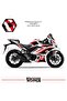 Yamaha R25 Fairing Sticker Air Brush Motorcycle Fairing Model Ready Kit 2019 / 2024 Compatible